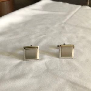 Silver cufflinks for men